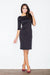 Chic Empire Waist Cocktail Dress with Stylish Sleeves