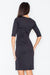 Elegant Empire Waist Cocktail Dress with Fashion-Forward Sleeves