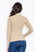 Chic Striped Turtleneck Knit Top - Women's Stylish Sweater