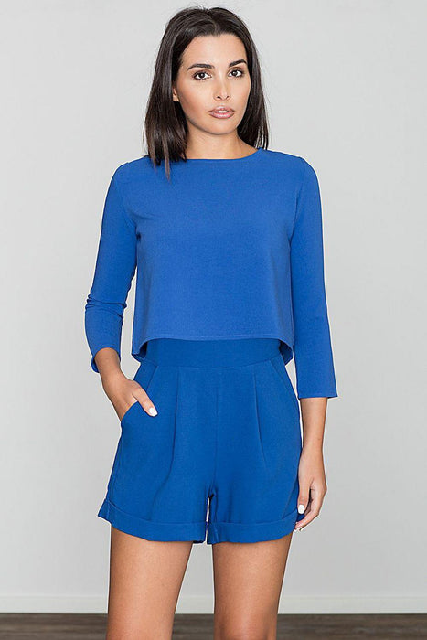 Chic Two-Piece Ensemble with Captivating Back Detail