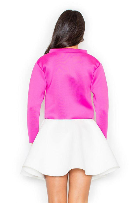 Chic Laser-Cut Flared Mini Skirt for Women by Figl