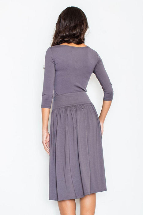 Stylish Viscose Knit Duo - Timeless Blouse and Skirt Combination