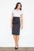 Elegant Polyester-Elastane Blend Skirt - Available in Various Sizes for Every Occasion