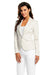 Elegant Pointed Collar Blazer