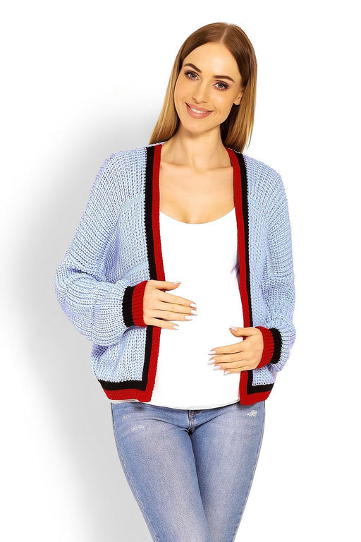 Pregnancy Chic Maternity Cardigan with Peekaboo Detail