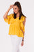 Chic Off-Shoulder Rayon Blouse with Frills