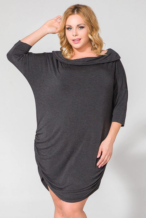 Chic Turtleneck Knit Dress for Effortless Daytime Elegance