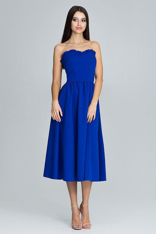 Elegant Ruffled Evening Dress for Special Occasions