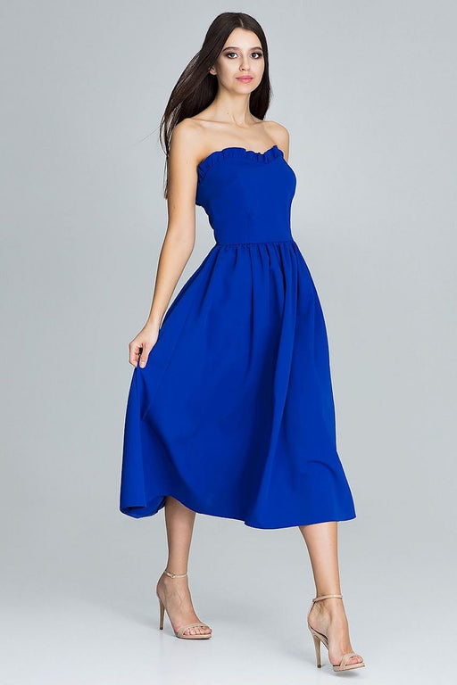 Elegant Ruffled Evening Dress for Special Occasions