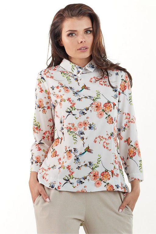 Modern Longline Collared Button-Up Shirt