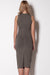 Elegant Sleeveless Bodycon Midi Dress - Embrace Your Sensuality