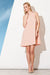 Pink Elegance Tie Detail Summer Daytime Dress