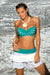 Swimsuit Set with Bardot Design and Push Up Feature - Perfect for the Beach