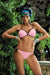 Made in EU 82141 Two-Piece Swimsuit with Push-Up Padding