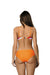 Bardot Striped Push-Up Swimwear Set - Bust-Enhancing with Size-Boosting Padding