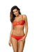 Glamorous Zircon-Accented Swimwear Set - Trendy Beach Fashion Collection