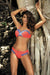 Enhanced Push-Up Two-Piece Swimsuit with Chic Embellishments