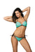 Hollywood Glamour Push-Up Bikini Set with Italian Flair