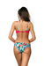 Chic Floral Off-Shoulder Bikini Set with Enhancing Push-Up Cups and Adjustable Straps - Elegant Blossom Swimwear