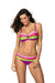 Ombre Rainbow Bardot Push-Up Bikini Set - Taylor M-350