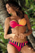 Stylish Coastal Escape Push-Up Bikini Set - Make Waves with Marko's Elegant Two-Piece Swimsuit