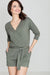 Elegant Knit Jumpsuit with Adjustable Waist Tie