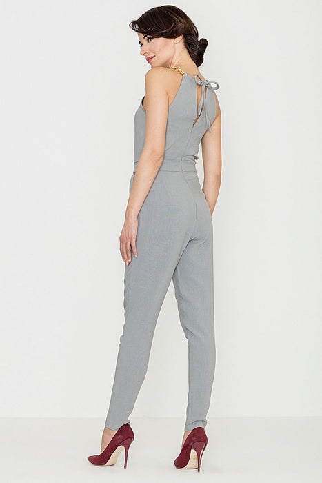 Sophisticated Chain-Detail Jumpsuit