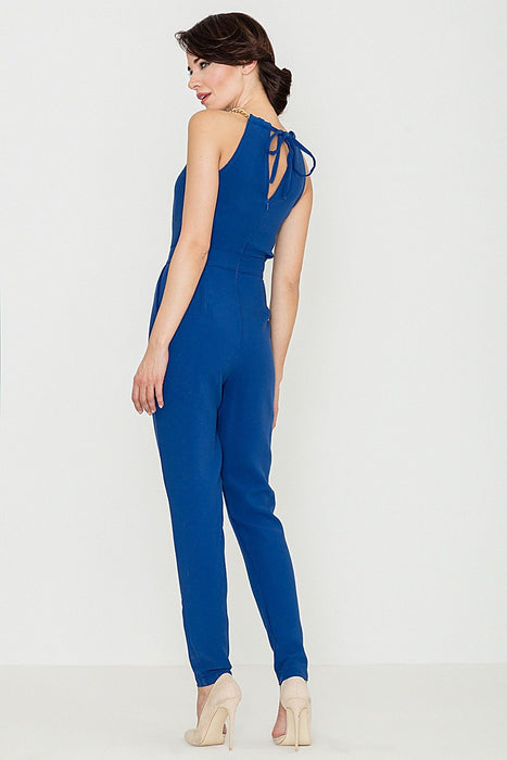 Sophisticated Chain-Detail Jumpsuit