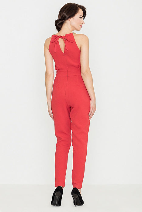 Sophisticated Chain-Detail Jumpsuit