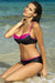 Swimsuit Set with Ribbed Design and Breast-Lifting Bra - Model 18006 Made in EU