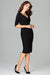 Sophisticated Double Neckline Daydress for Effortless Elegance