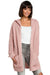 Chic Hooded Knit Cardigan with Convenient Pockets