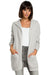 Chic Hooded Knit Cardigan with Convenient Pockets