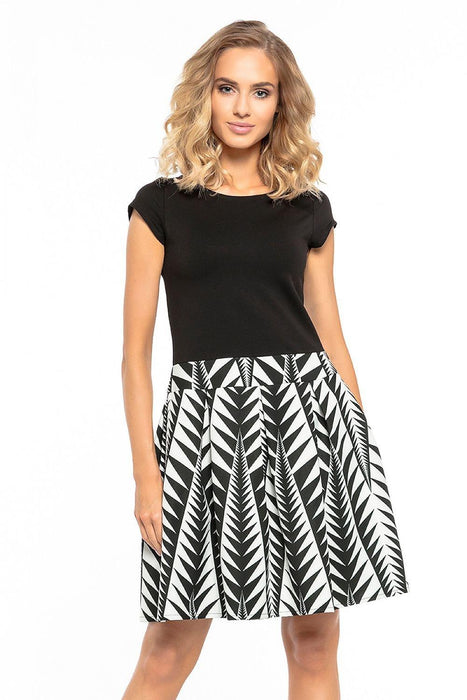 Sophisticated Pleated Daytime Dress