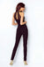 Elegant Black Jumpsuit with Romantic Heart Neckline