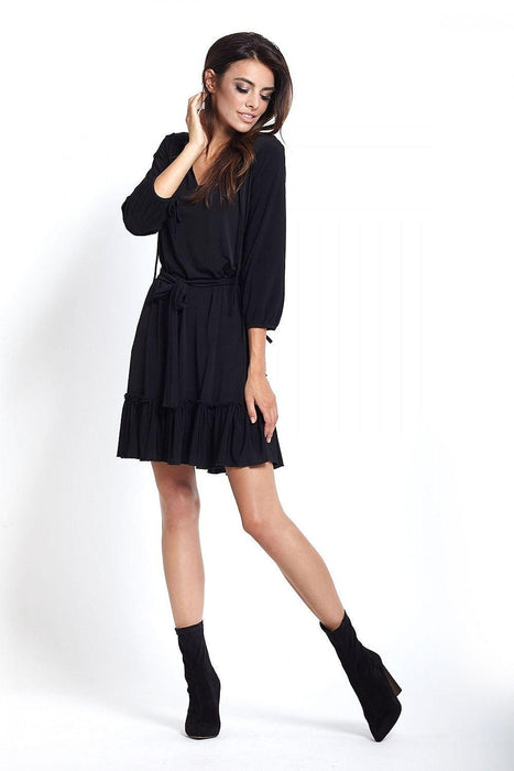 Charming Ruffle Hem Everyday Dress