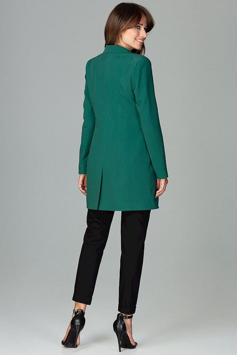 Colorful Long Sleeve Coat with Stylish Neckline - Your Seasonal Essential