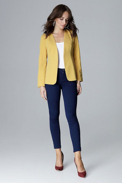 Sleek Long-Sleeve Jacket for Effortless Elegance