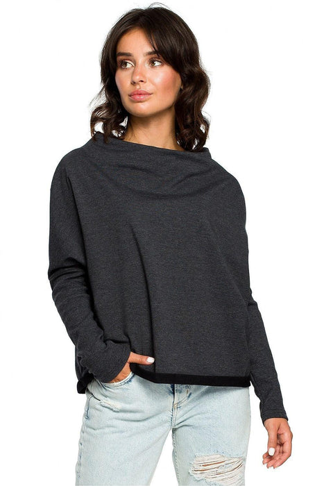 Chic Cozy Cotton Blend Women's Sweatshirt by BeWear