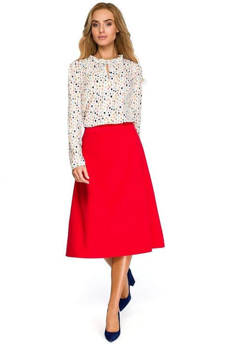 Chic A-Line Midi Skirt