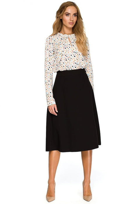 Chic A-Line Midi Skirt