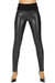 Sculpted Eco-Leather Leggings for Stylish Comfort and Flattering Fit