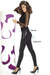 Sculpted Eco-Leather Leggings for Stylish Comfort and Flattering Fit