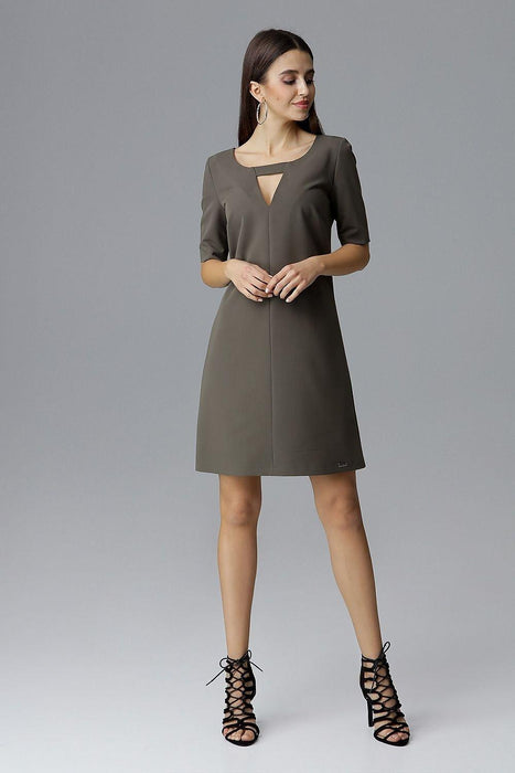 Chic Knee-Length Daily Elegance Dress