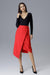 Asymmetrical Tie-Waist Elegance Skirt