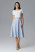 Chic Flared Skirt with Belted Waist for Effortless Elegance