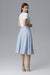 Chic Flared Skirt with Belted Waist for Effortless Elegance