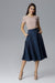 Chic Flared Skirt with Belted Waist for Effortless Elegance