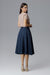 Chic Flared Skirt with Belted Waist for Effortless Elegance