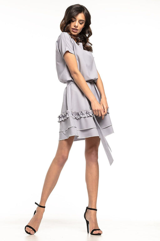 Chic Belted Kimono Midi Dress for Effortless Elegance